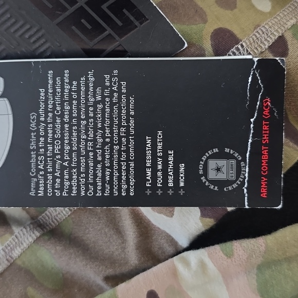 Army Multi-Cam Combat Shirt - Picture 8 of 9